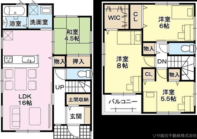 間取図・土地図
